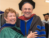 President John S. Nader at inauguration