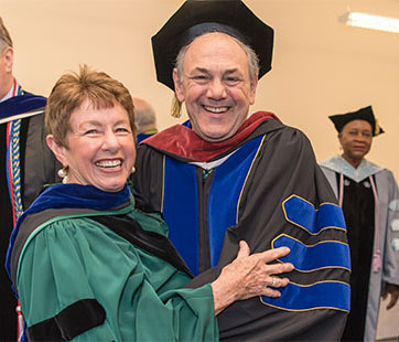 President John S. Nader at inauguration